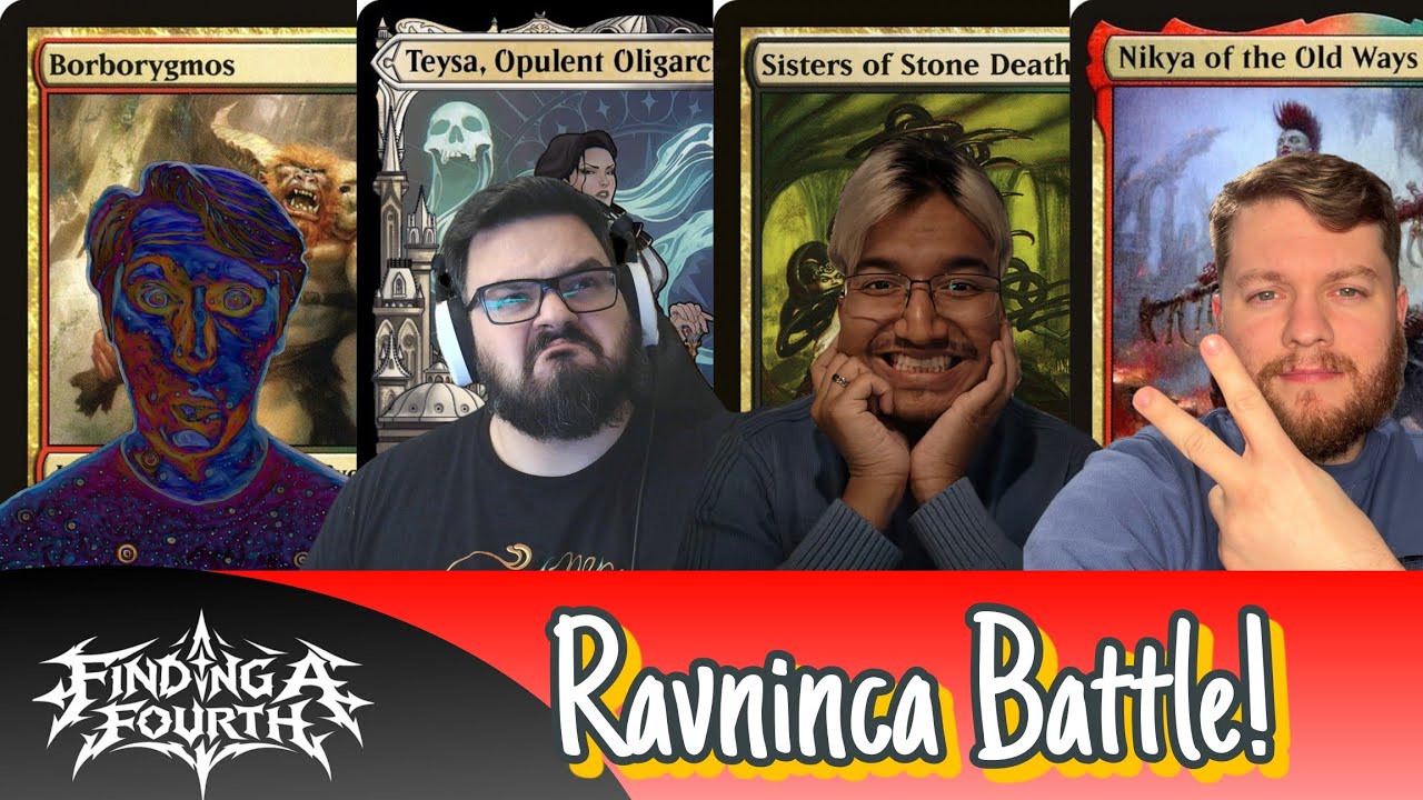 We all play Ravnica! | Sisters of Stone Death vs Nikya vs Teysa v Borborygmos| EDH | EP 57 thumbnail