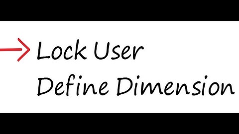 Creo - How to Lock User Define Dimension in Sketching Environment