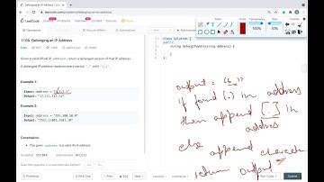Defanging an IP Address | LeetCode 1108 | English
