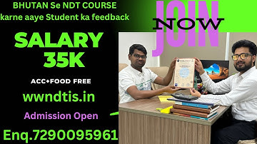100% नौकरी की गारंटी के साथ NDT लेवल II और QA/QC प्रशिक्षण कोर्स | भारत और विदेश में जॉब पाएं