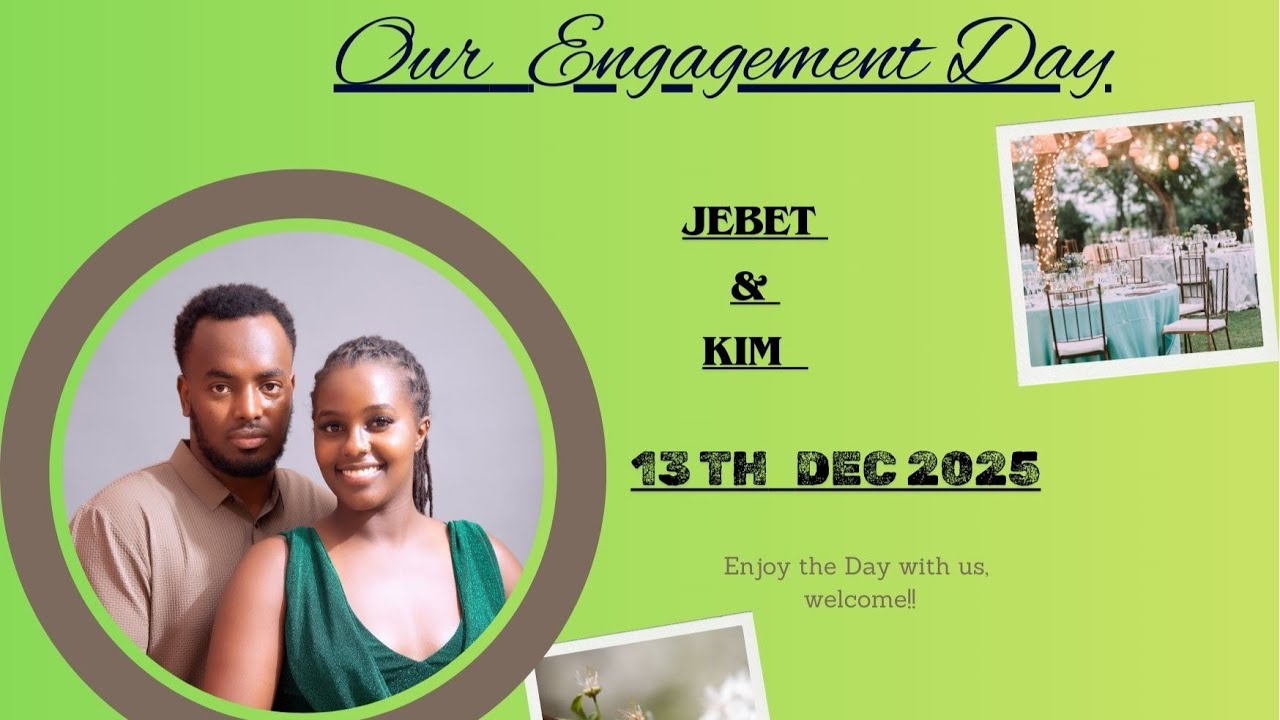 JEBET AND KIM'S ENGAGEMENT PARTY