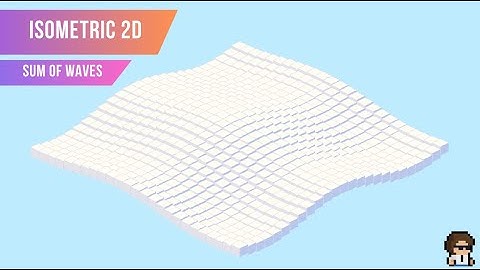 Isometric 2D Sum of Waves on Unity