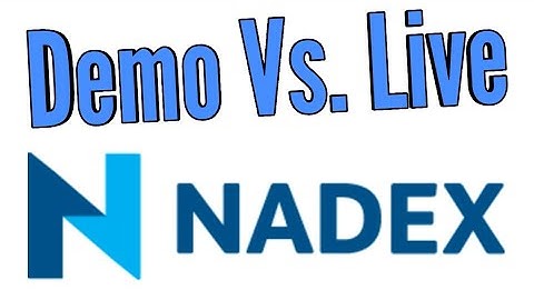 Nadex Demo Vs  Live Account.