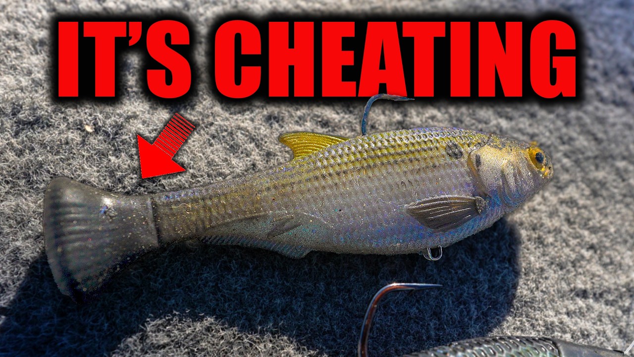 The PROS call this Hush Hush Technique Worming a Swimbait