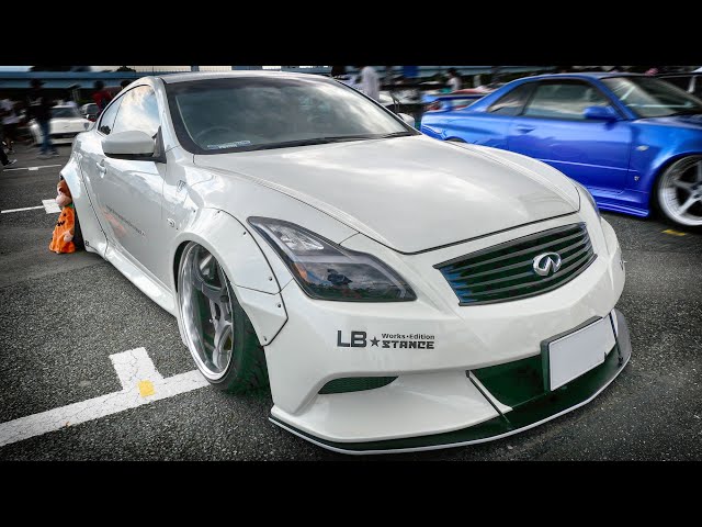 TEAM 鉄人 日産スカイラインクーペ V36ボディ(LibertyWorks) 日産 スカイラインクーペ CKV36 LB-WORKS Custom Car - YouTube