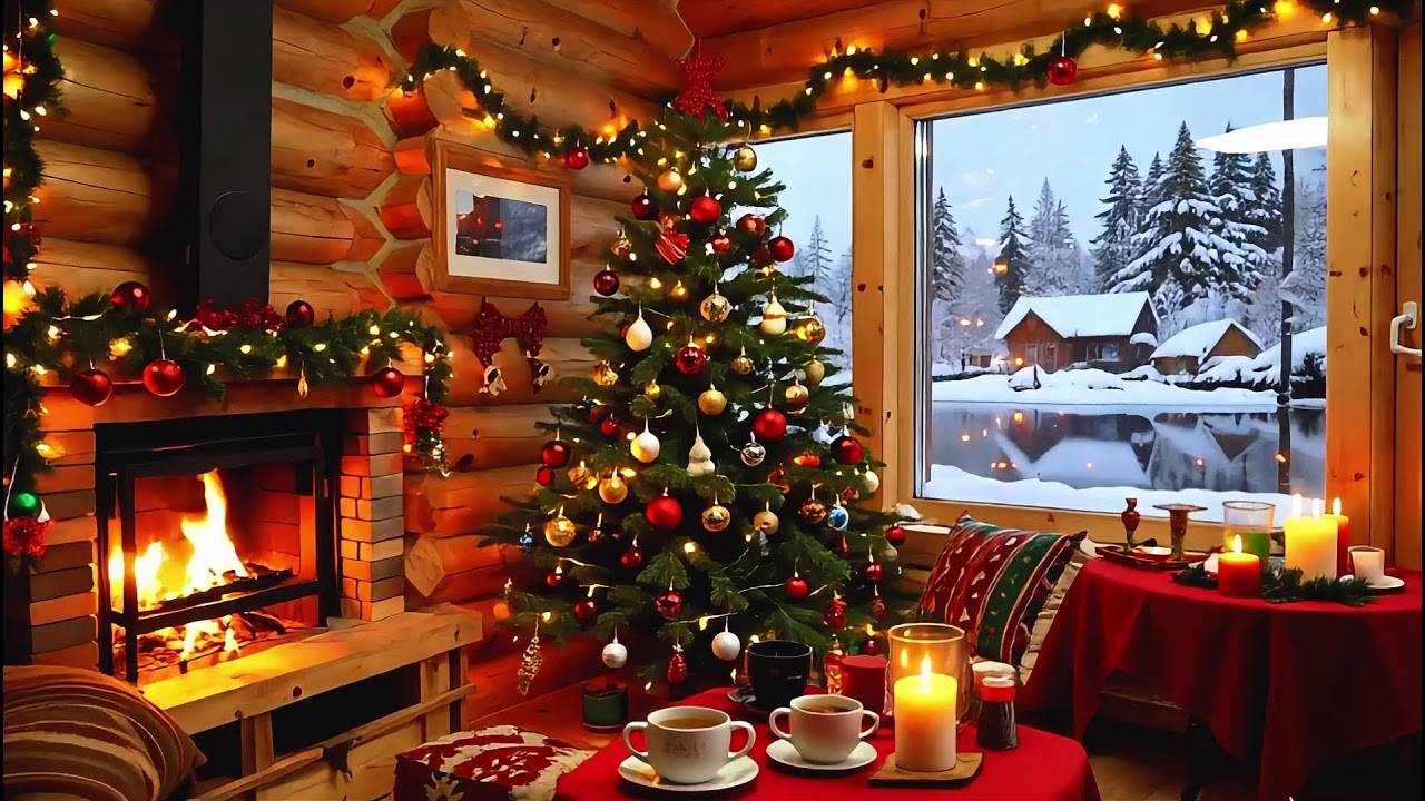 Snowy City Ambience 🏙️ Smooth Jazz Radio for Work and Focus