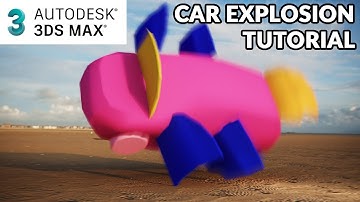 3ds max Car Explosion Tutorial (part1)   Creating Low Poly Proxies