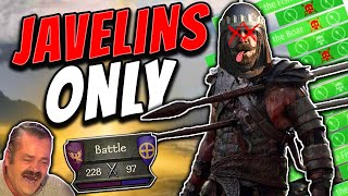 Bannerlord But I ONLY Use JAVELINS...