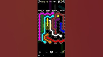 How To Solve Flow Free Hexes 10x10 Mania Level 45 Board Walk Through Solution Walkthrough