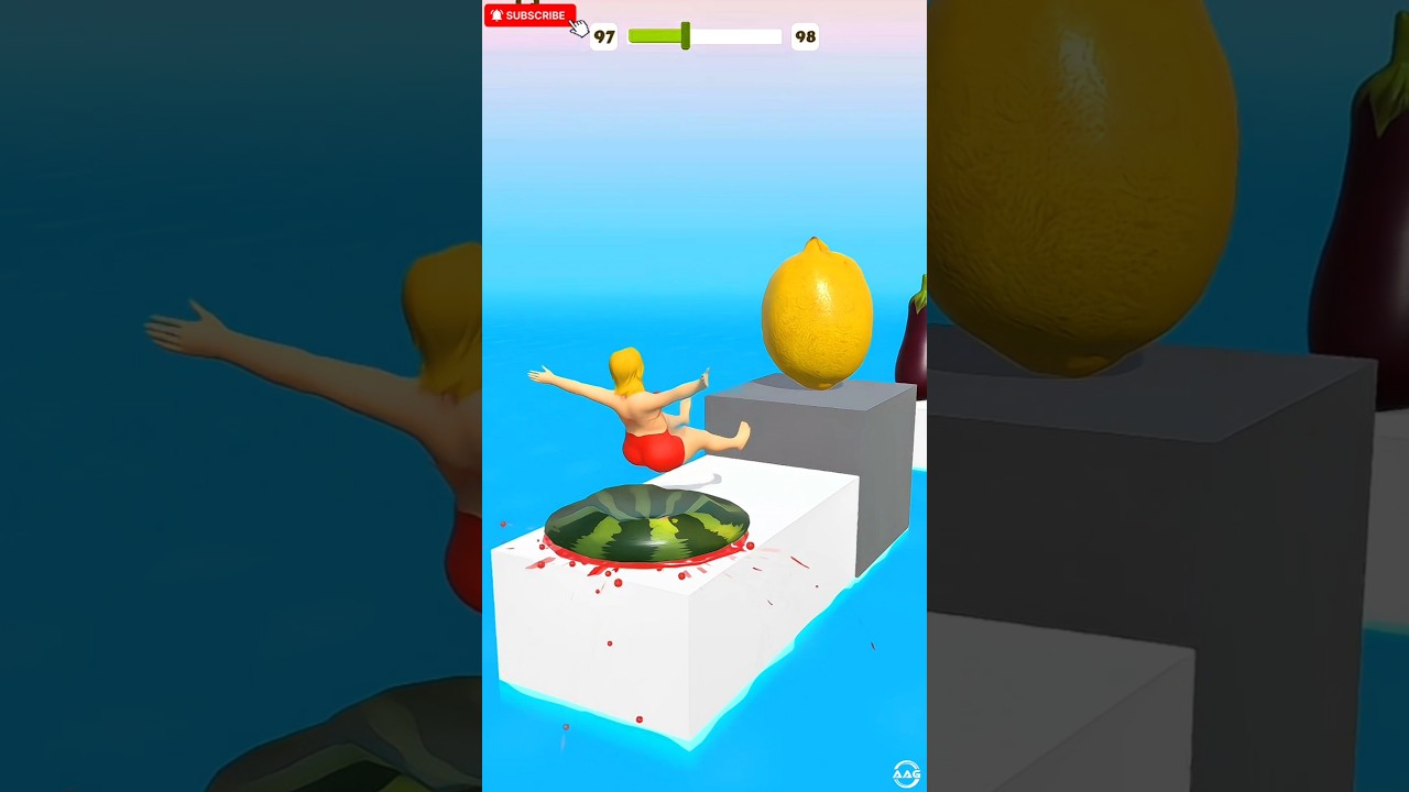 Squeezy Girl Reverse Jumping || Lvl - 06 