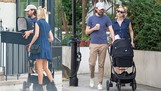 Jack Whitehall and Roxy Horners First Stroll with One-Week-Old Daughter