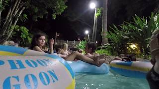 Typhoon Lagoon Water Park Lazy River at Night - Walt Disney World