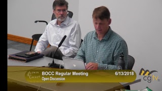 BOCC Regular Meeting  - 06/13/2018