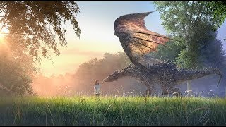 Painting a fantasy landscape for animation..