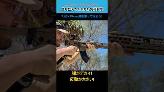 【実銃】重くて大きい！AK弾をSIG SAUER MCX-SPEAR LTを撃つ【実弾射撃】