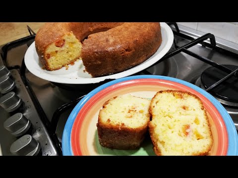 Video: Ang Peach Cake Na Gawa Sa Shortbread Lemon Na Kuwarta