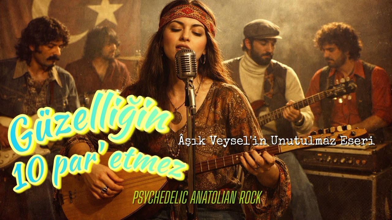 Güzelliğin On Par' Etmez | Psychedelic Anatolian Rock | Âşık Veysel'in Unutulmaz Eseri