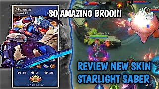 Review New Skin Starlight Saber Guyss ,So Amazing Broo Enjoyy This Videoo