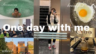 Vlog one day with me 📚🍁school 🏊🏻‍♀️ولاگ یک روز با من 📖( نشان دادن مدرسه ی تیزهوشان)