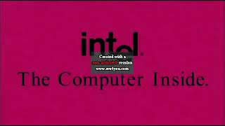 INTEL THE COMPUTER INSIDE LOGO ALL COLOR Resimi