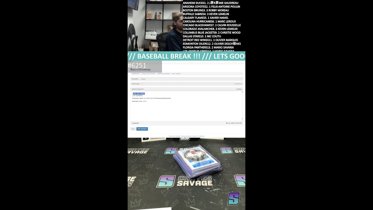 HOCKEY #6251 // BACK TO THE BASIC // TEAM RANDOM