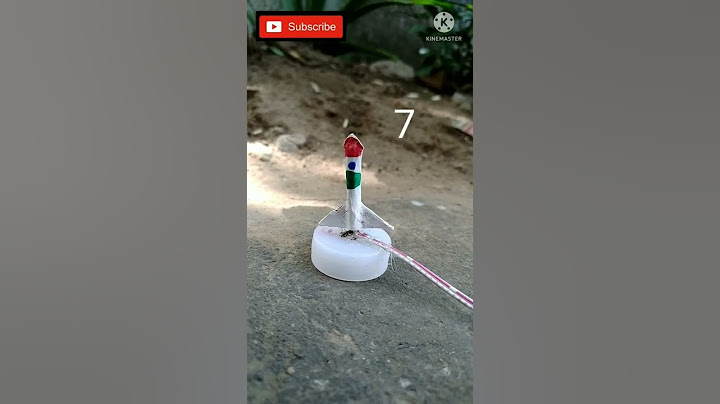 Rocket launching a small model.of indian rocket like video if you love india
