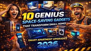 10 Genius Space-Saving Gadgets That Transform Small Homes | Smart Apartment Upgrades 2026 Net Worth