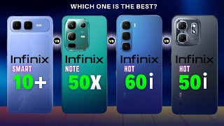 Infinix Hot 60I Vs Infinix Hot 50I Vs Infinix Smart 10 Vs Infinix Note 50X