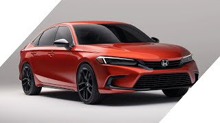 The all-new 2022 Honda Civic - the next generation Sedan – driving exterior and interior