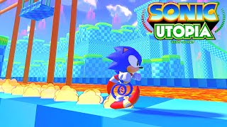 Sonic Utopia 4K/60FPS (Sonic Fangame) 