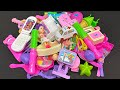 6:30 Minutes Satisfying with Unboxing Princess Dolls,Toys Set,Swing&amp;Slide Collection ASMR | Review