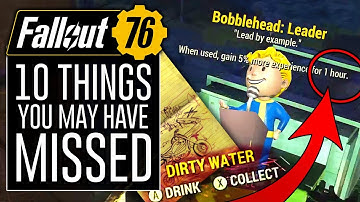 Fallout 76 - 10 Tiny Details That You May Have Missed (Fallout 76 Gameplay)