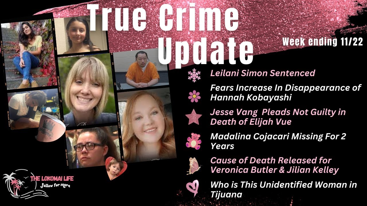 True Crime Update (Leilani Simon, Hannah Kobayashi, Jesse Vang, M ...