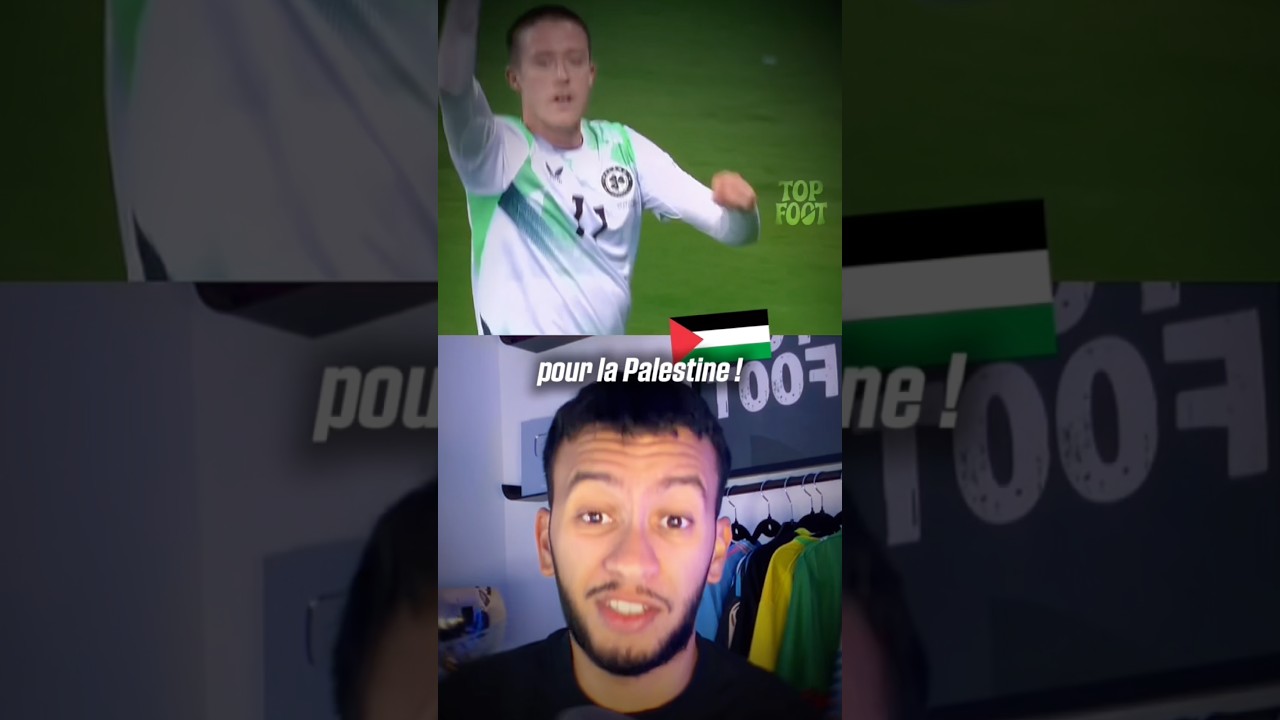 L’Irlande a joué contre Israël… pour la Palestine ! 🇵🇸 #topfoot #football #irish #palestina