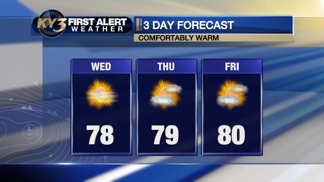 FIRST ALERT WEATHER: Nice & warm for the next few days - YouTube