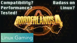 Borderlands 4 - RX 9070 XT Linux Performance (Bazzite Linux 42 vs Windows, FSR 4 Upscaling)