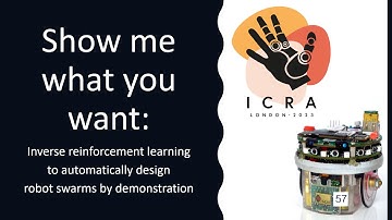 ICRA 2023 | Inverse reinforcement learning to automatically design robot swarms by demonstration