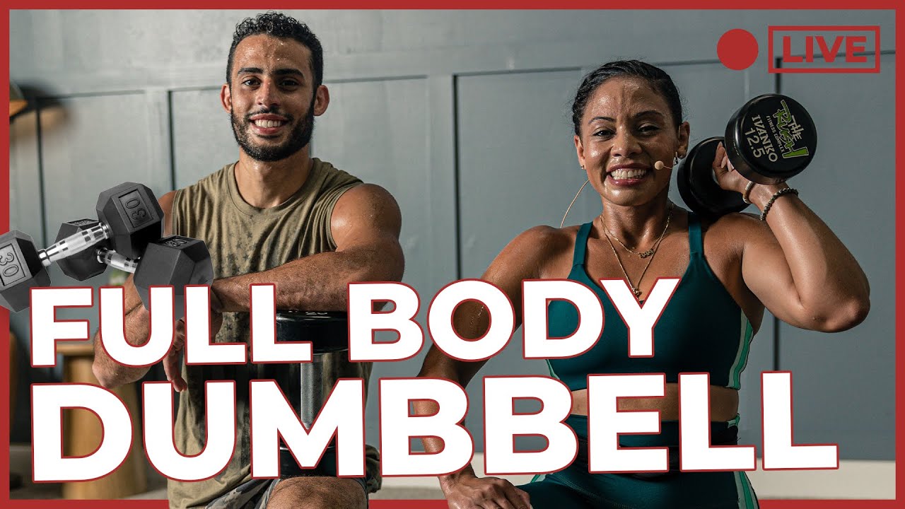 8 Minute Full Body Dumbbell Strength Workout - YouTube