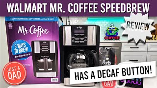 Mr. Coffee Speedbrew Coffee Maker with Decaf Function REVIEW