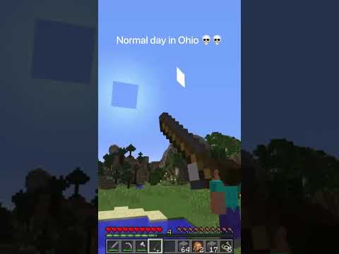 Can't even play Minecraft in Ohio 💀 pt 3 (Minecraft memes) #minecraft #shorts #memes #ohio