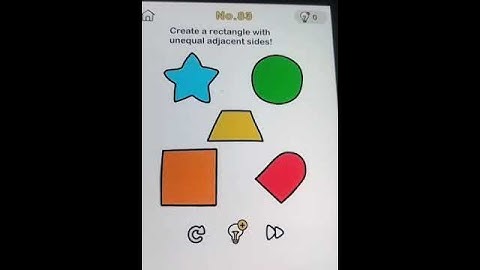 brain out level 83 | create rectangle with unequal adjacent sides | walkthrough solution #brainout