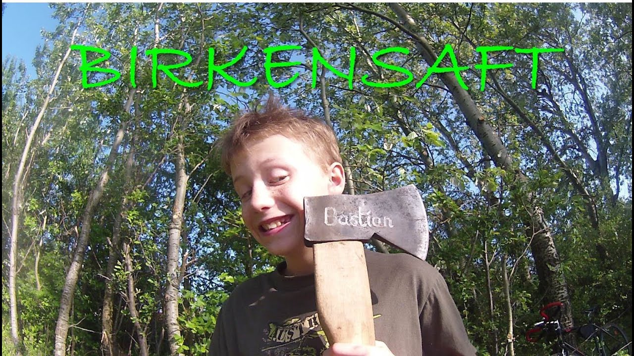 BIRKENSAFT (Bushcraftkurs mit Prof. Dr. Bastian) - by coogarblueeye