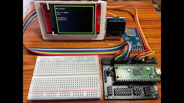TFT Display 240×320 ILI9341 2.4″ SPI Display | Raspberry Pi Pico | CircuitPython (Part 2)