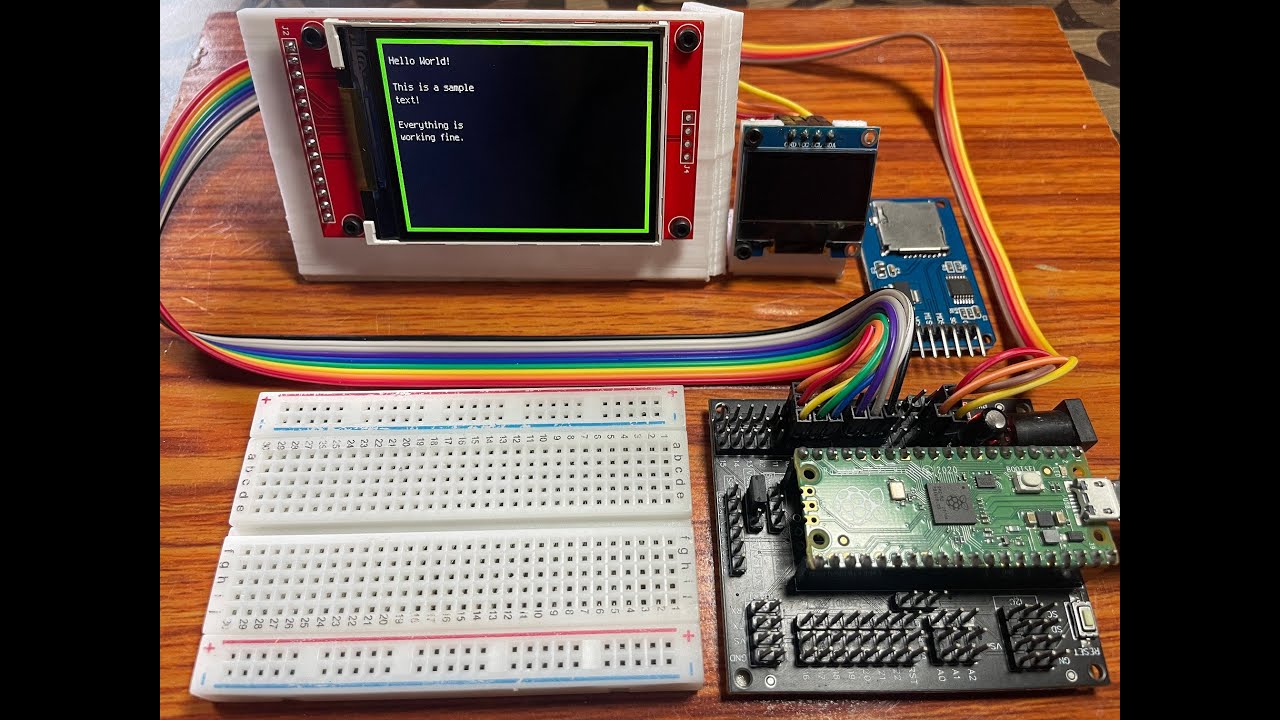 TFT Display 240×320 ILI9341 2.4″ SPI Display | Raspberry Pi Pico ...