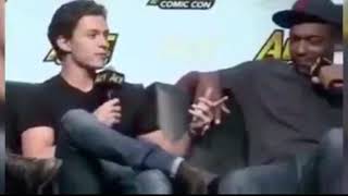 Tom Holland roasting Anthony Mackie, funny reactions