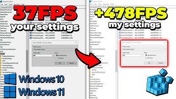 I Tested the BEST Windows Registry Tweaks to BOOST FPS in ALL Games! (Windows Optimization 🚀)
