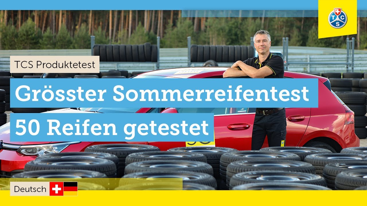 TCS-Sommerreifentest 2023 - TCS Schweiz