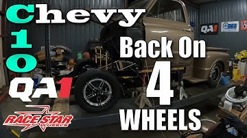 Time to Bolt-On on the QA1 C10 Front Suspension Kit & Race Star Wheels