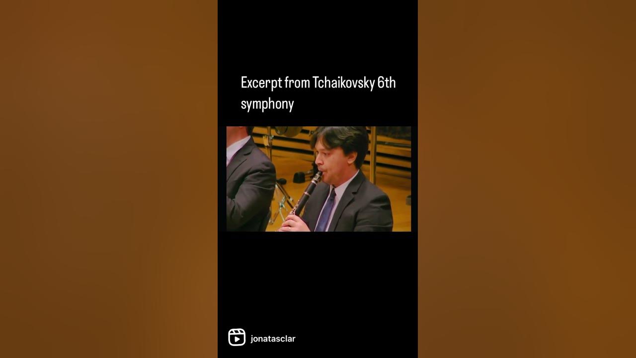 Clarinet excerpt from Tchaikovsky 6th symphony