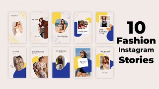 Motion Graphic Animation | After Effects Templates | Fashion Instagram Stories Pack
